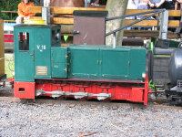 Lok V18 NK (Spur 5) vom MBC Kassel.