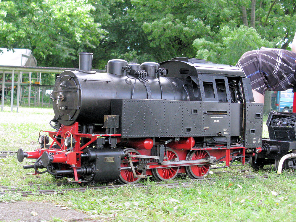 80 028 (Spur 5) von Gotthard Niedermayer, Bodenheim. DBC Rhein-Main Gustavsburg Mai 2010.