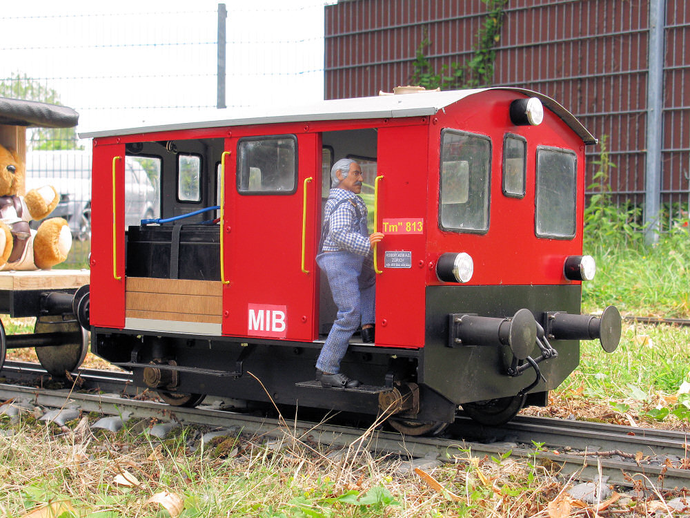 MIB Tm2 813 (Spur 5) von Frank Papp, Frankfurt. DBC Rhein-Main Gustavsburg August 2012.