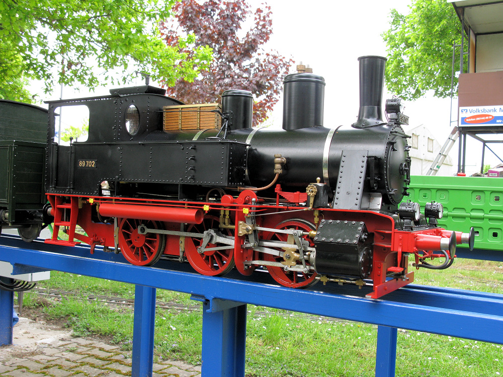 89 702 (Spur 5) von Ingmar Planz, Flörsheim. DBC Rhein-Main Gustavsburg, 01. Mai 2022.