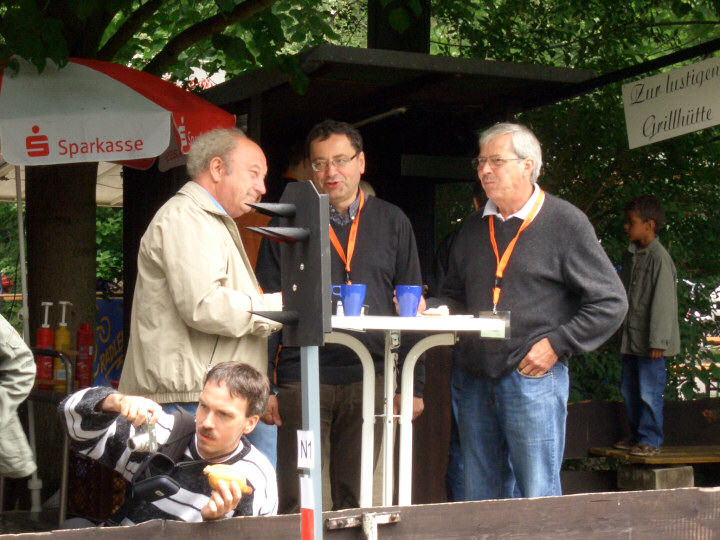 Die M&uuml;nchner Teilnehmer, Wolfgang Schubert, Ernst Pittenauer und Peter Wanschura (vlnr).