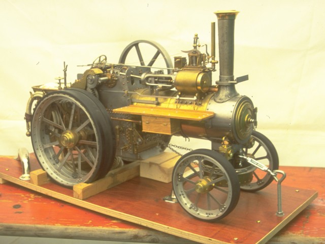 Alchin Lokomobile von Axel Schubert, Dampfbahnclub Rhein-Main, September 2001
