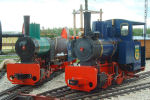 Die beiden Dampfloks beim DBC-D Treffen 2005 in K&uuml;rnbach.