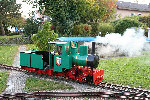 Die fertiggestellte Dampflok Kephallenia, Oktober 2007.
