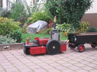 Erste luftbereifte Stra&szlig;enlokomotive der Fa. Tennant-Thomson 1:8 von Norbert Westphal